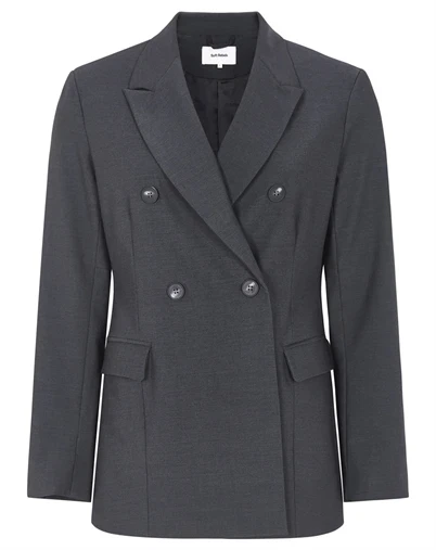 Soft Rebels - SRFinley Blazer - Dark Grey Melange